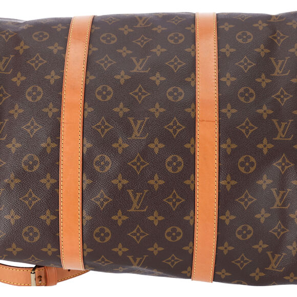 Louis Vuitton Keepall Bandouliere 60 Monogram Boston Bag M41412 Brown - Picture 8 of 9